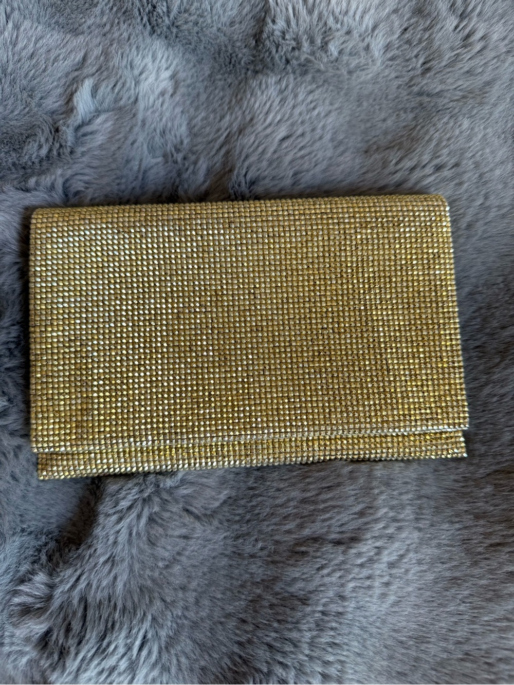 Sondra Roberts Gold Clutch